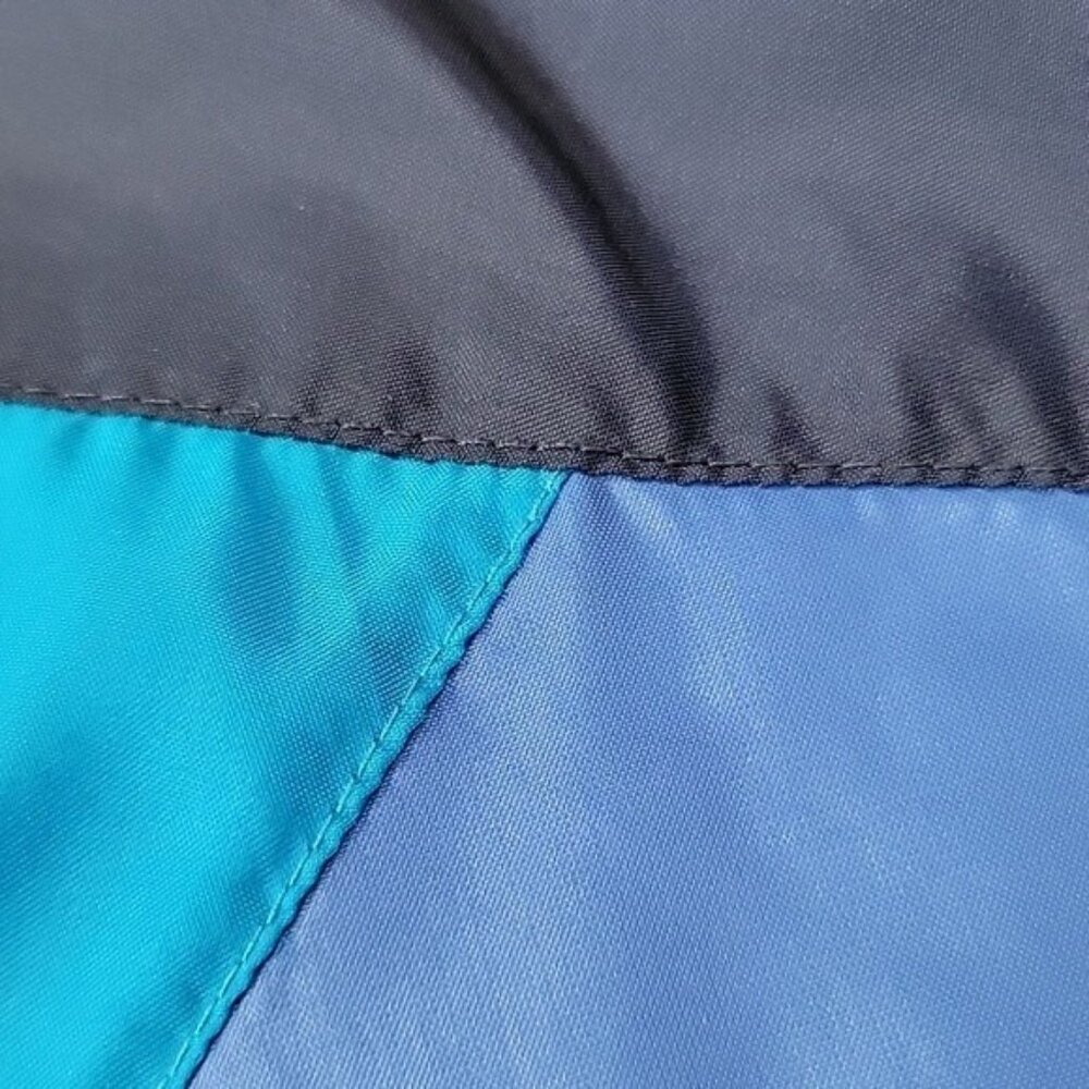 Vintage Nike Windbreaker Jacket Blue Colorblock 90s Retro Mens XL Lightweight - Picture 16 of 16